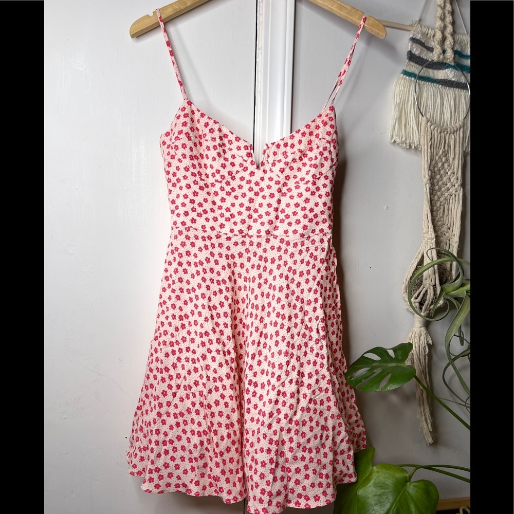 Blue life mini floral dress